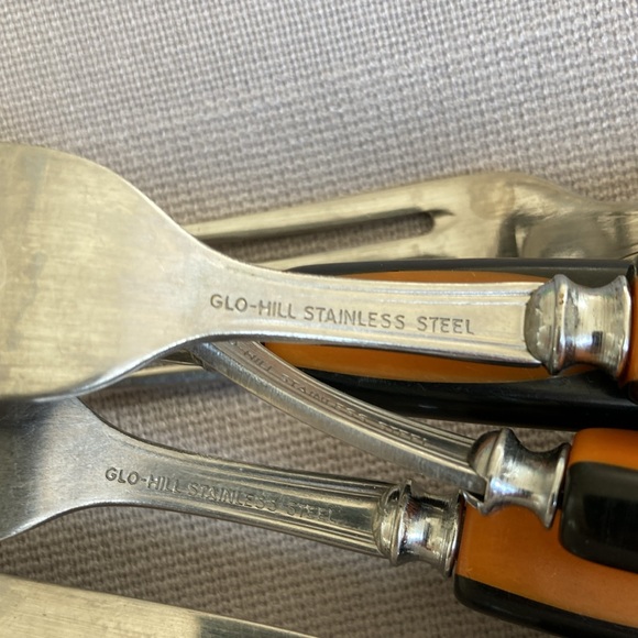 Vintage Glo-hill Forks W Bonus Knife - Picture 3 of 3